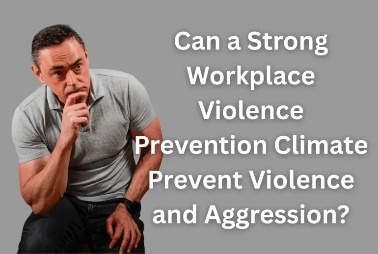 Can a Strong Workplace Violence Prevention Climate Prevent Occupational Violence and Aggression?
