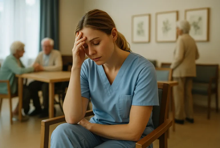 Factors associated with aggressive behavior between residents and staff in nursing homes